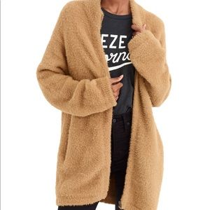 J.Crew Point Sur Fuzzy Cardigan Jacket
